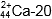 Sup two plus sub forty-four baseline upper c lowercase a - twenty